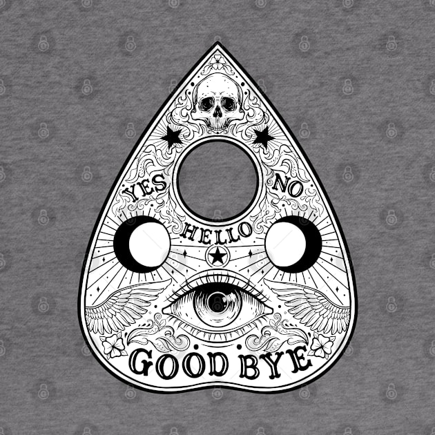 Ouija Planchette Board. All Seeing Eye by OccultOmaStore